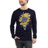 Samurai French Bulldog Unisex Long Sleeve Tee - Samurai Original