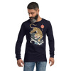 Tiger Japanese Ukiyo-e Unisex Long Sleeve Tee