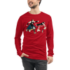 Samurai Trainer Dog Ukiyo-e Unisex Long Sleeve Tee