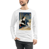 Samurai Carpenter 4 Wood Artisan Ukiyo-e Unisex Long Sleeve Tee - Samurai Original