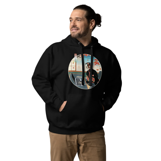 Skeleton Programmer Coding Ukiyo-e Unisex Hoodie