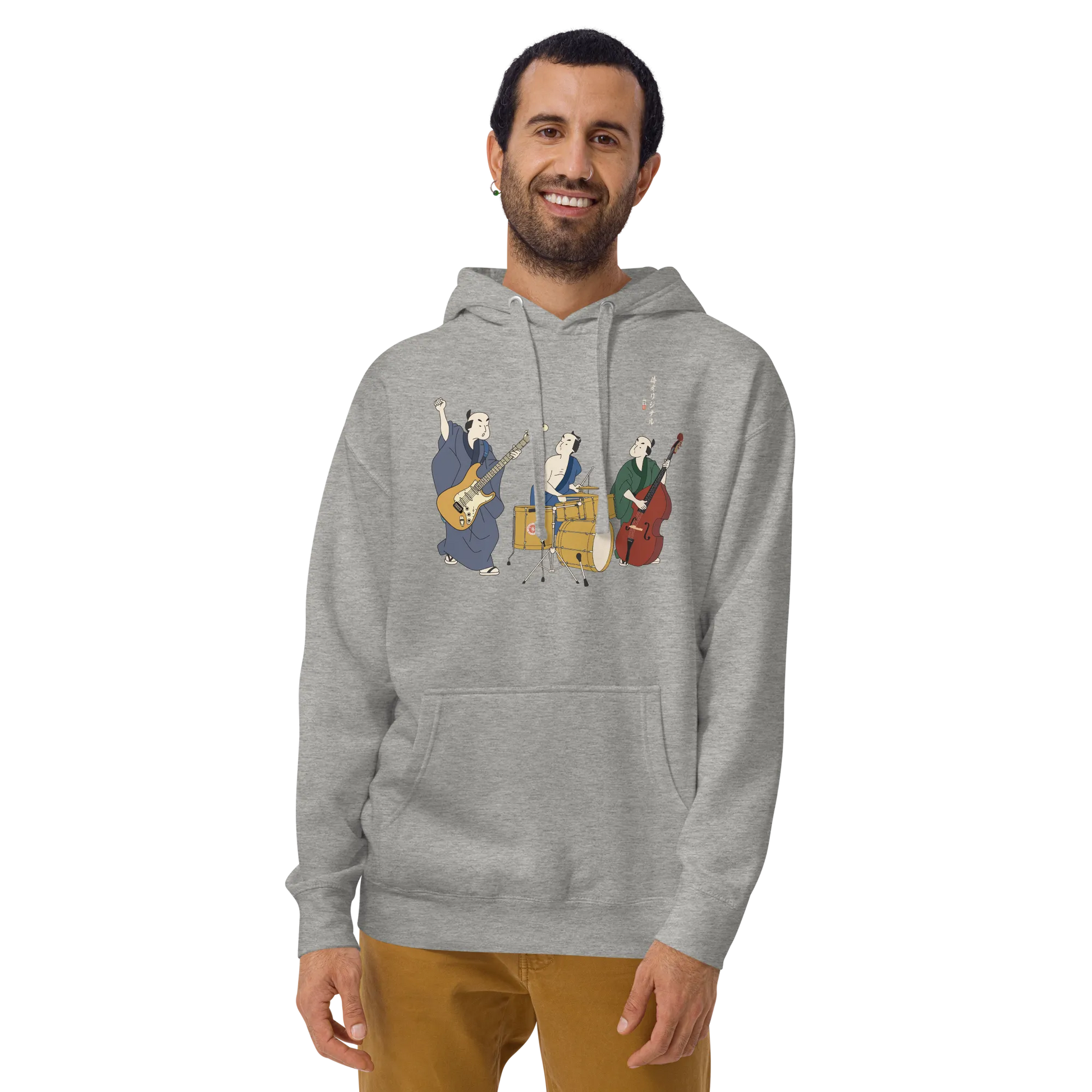 Samurai Band Ukiyo-e Unisex Hoodie - Samurai Original