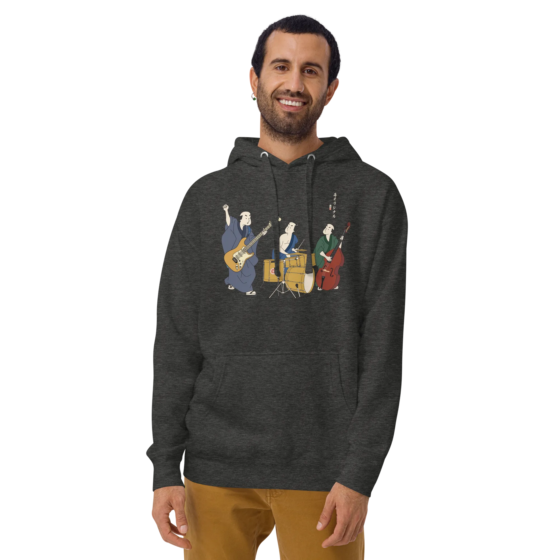 Samurai Band Ukiyo-e Unisex Hoodie - Samurai Original