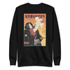 Happy Father's Day Japanese Ukiyo-e Unisex Premium Sweatshirt - Black / S