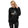 Samurai Cycling With DogLabrador Retriever Unisex Premium Sweatshirt - Samurai Original