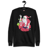 Samurai Salt Bae Bitcoin Ukiyo-e Unisex Premium Sweatshirt