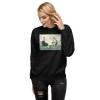 Samurai Psychologist Ukiyo-e Unisex Premium Sweatshirt - Samurai Original