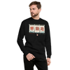 Fudoshin Japanese Kanji Calligraphy Unisex Premium Sweatshirt - Black / S