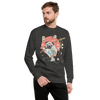 Samurai Pug Dog Ukiyo-e Unisex Premium Sweatshirt