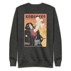 Happy Father's Day Japanese Ukiyo-e Unisex Premium Sweatshirt - Charcoal Heather / S