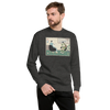 Samurai Psychologist Ukiyo-e Unisex Premium Sweatshirt - Samurai Original