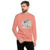 Geisha Groomer Japanese Ukiyo-e Unisex Premium Sweatshirt - Dusty Rose / S