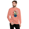 Cat Samurai Funny Ukiyo-e Japanese Unisex Premium Sweatshirt 4 - Dusty Rose / S