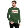 Fudoshin Japanese Kanji Calligraphy Unisex Premium Sweatshirt - Forest Green / S