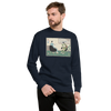 Samurai Psychologist Ukiyo-e Unisex Premium Sweatshirt - Samurai Original