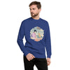 Geisha Groomer Japanese Ukiyo-e Unisex Premium Sweatshirt - Team Royal / S