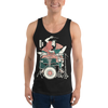 Samurai Drummer 3 Percussion Music Ukiyo-e Unisex Tank Top