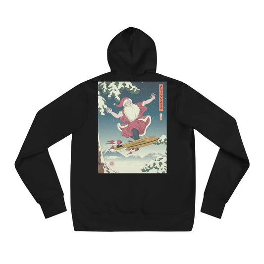 Santa Claus Merry Christmas 2 Ukiyo-e Unisex Hoodie - Samurai Original