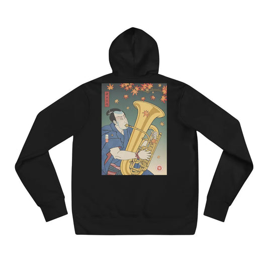 Samurai Tuba Music Ukiyo-e Unisex Hoodie