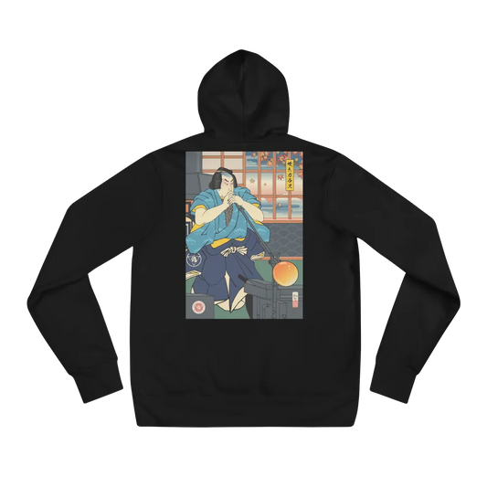 Samurai Glassblowing Ukiyo-e Unisex hoodie - Samurai Original