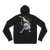 Disc Dog Samurai Japanese Ukiyo-e Unisex Hoodie - Black / S