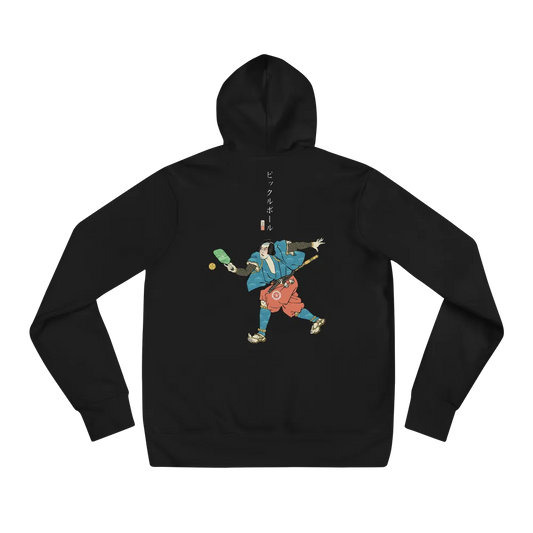 Samurai Play Pickleball Ukiyo-e Unisex Hoodie