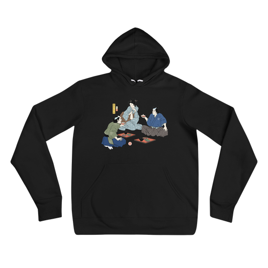 Samurai Drinking Sake Ukiyo-e Unisex Hoodie