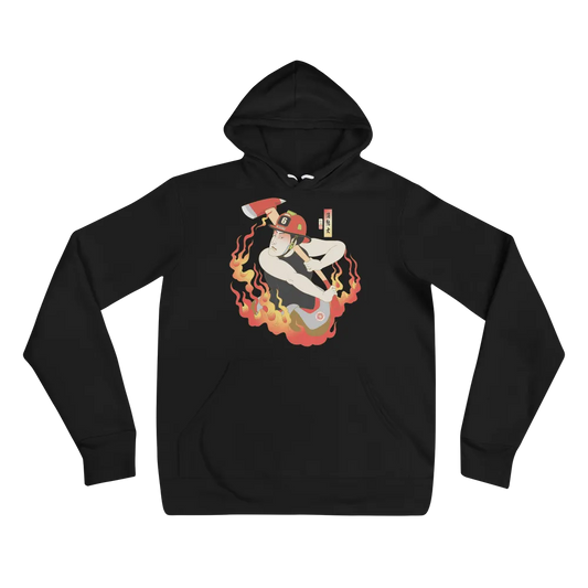 Samurai Firefighter Fireman Ukiyo-e Unisex Hoodie