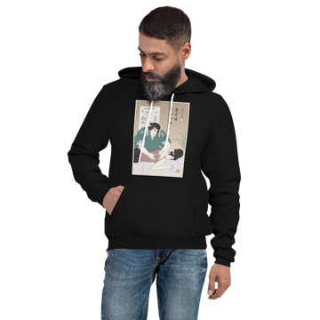 Chiropractor Japanese Ukiyo-e Unisex Hoodie - Black / S