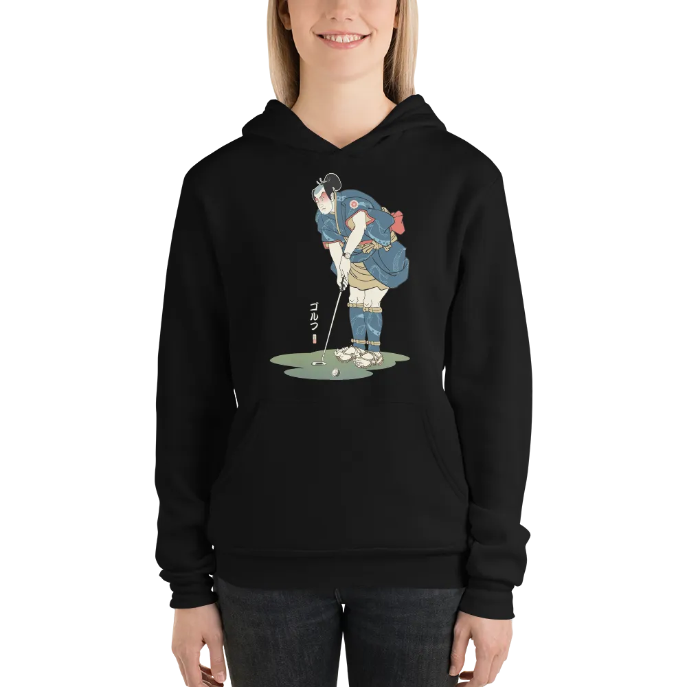 Samurai Golf Player Ukiyo-e 2 Unisex hoodie -