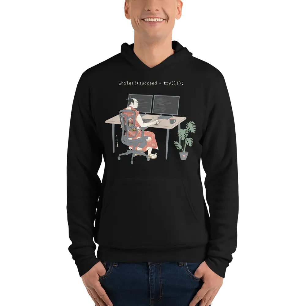 Samurai Programmer Ukiyo-e 6 Unisex hoodie - Samurai Original