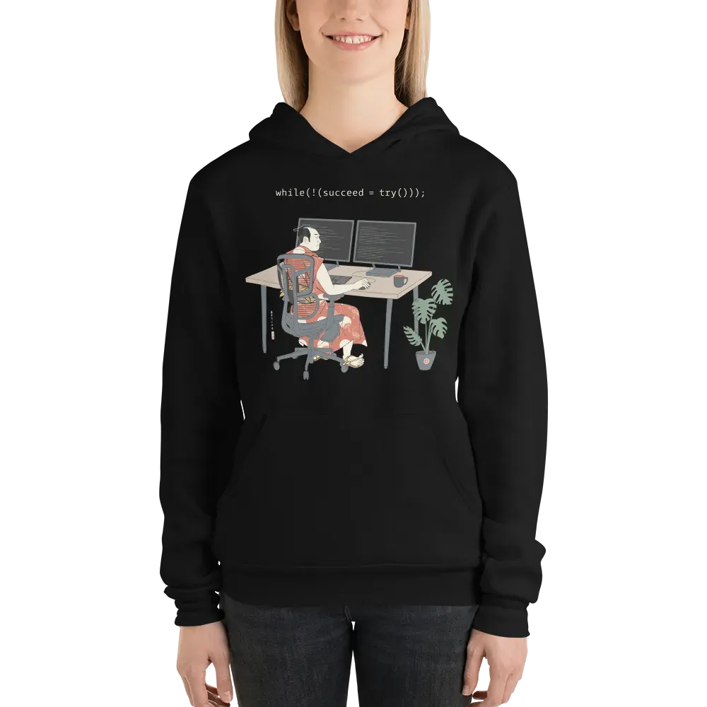 Samurai Programmer Ukiyo-e 6 Unisex hoodie - Samurai Original