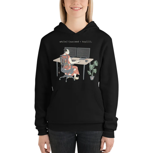 Samurai Programmer Ukiyo-e 6 Unisex hoodie - Samurai Original