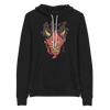 Hannya Japanese Ukiyo-e Unisex Hoodie - Black / S