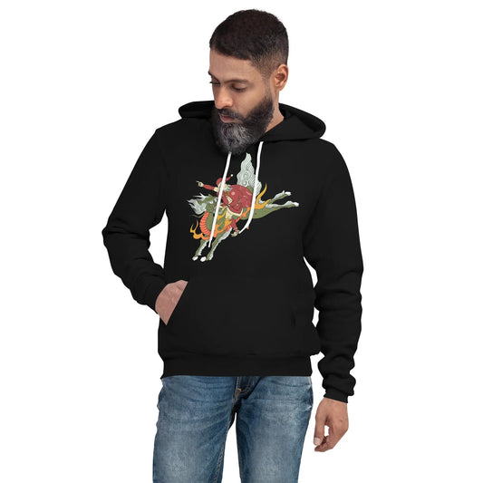 Santa Riding Kirin Unisex hoodie