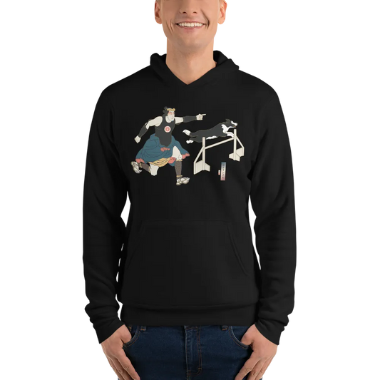 Samurai Trainer Dog Ukiyo-e Unisex Hoodie