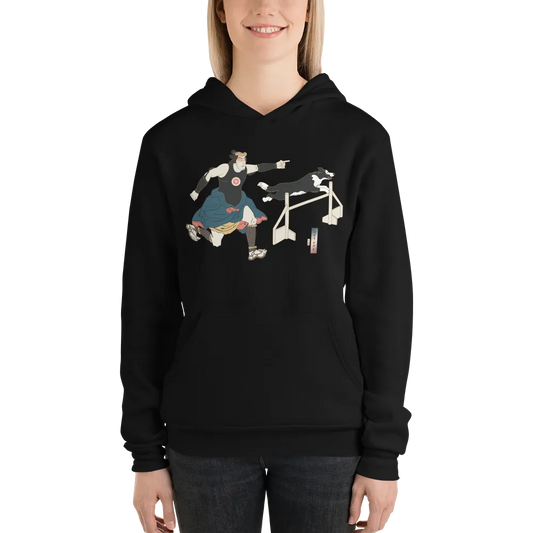 Samurai Trainer Dog Ukiyo-e Unisex Hoodie