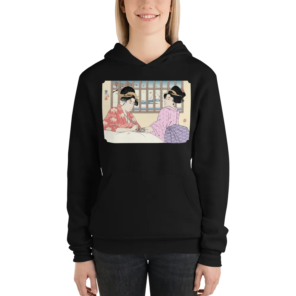 Geisha Henna Artist Japanese Ukiyo-e Unisex Hoodie -