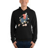 Samurai Dribbling Football Ukiyo-e Unisex hoodie