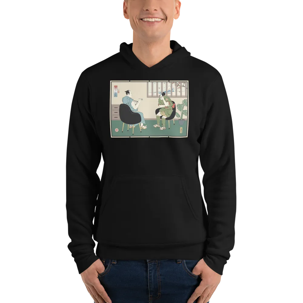 Samurai Psychologist Ukiyo-e Unisex hoodie - Samurai Original