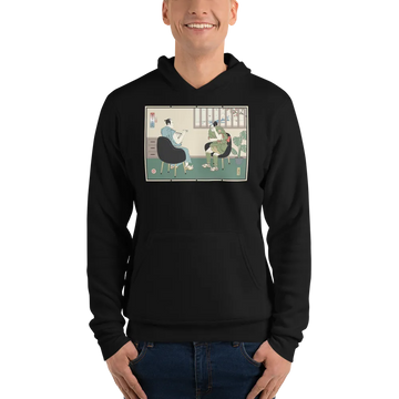 Samurai Psychologist Ukiyo-e Unisex hoodie - Samurai Original