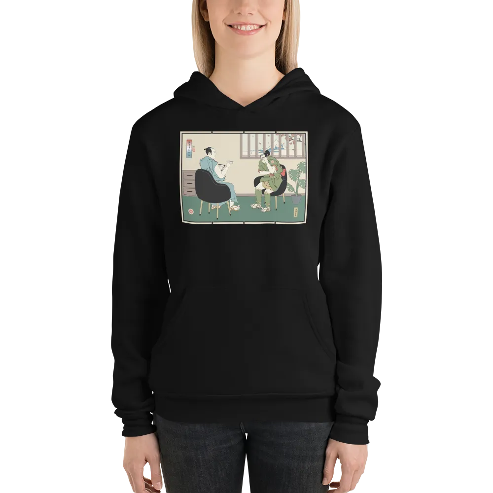 Samurai Psychologist Ukiyo-e Unisex hoodie - Samurai Original