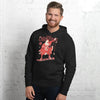 Santa Samurai Snowboard Christmas Ukiyo-e Unisex hoodie