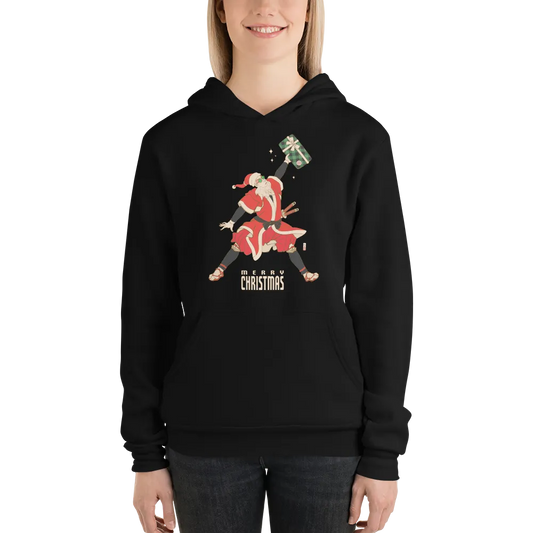 Santa Samurai Christmas Ukiyo-e Unisex hoodie