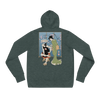 Samurai I Got Vaccinated Ukiyo-e Unisex Hoodie - Heather Forest / S