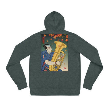 Samurai Tuba Music Ukiyo-e Unisex Hoodie