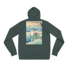 Dog Akita Funny Japanese Ukiyo-e Unisex Hoodie - Heather Forest / S