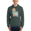 Golden Doodle Dog Funny Japanese Ukiyo-e Unisex Hoodie - Heather Forest / S