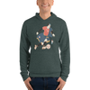 Samurai Dribbling Football Ukiyo-e Unisex hoodie