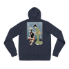 Samurai I Got Vaccinated Ukiyo-e Unisex Hoodie - Heather Navy / S